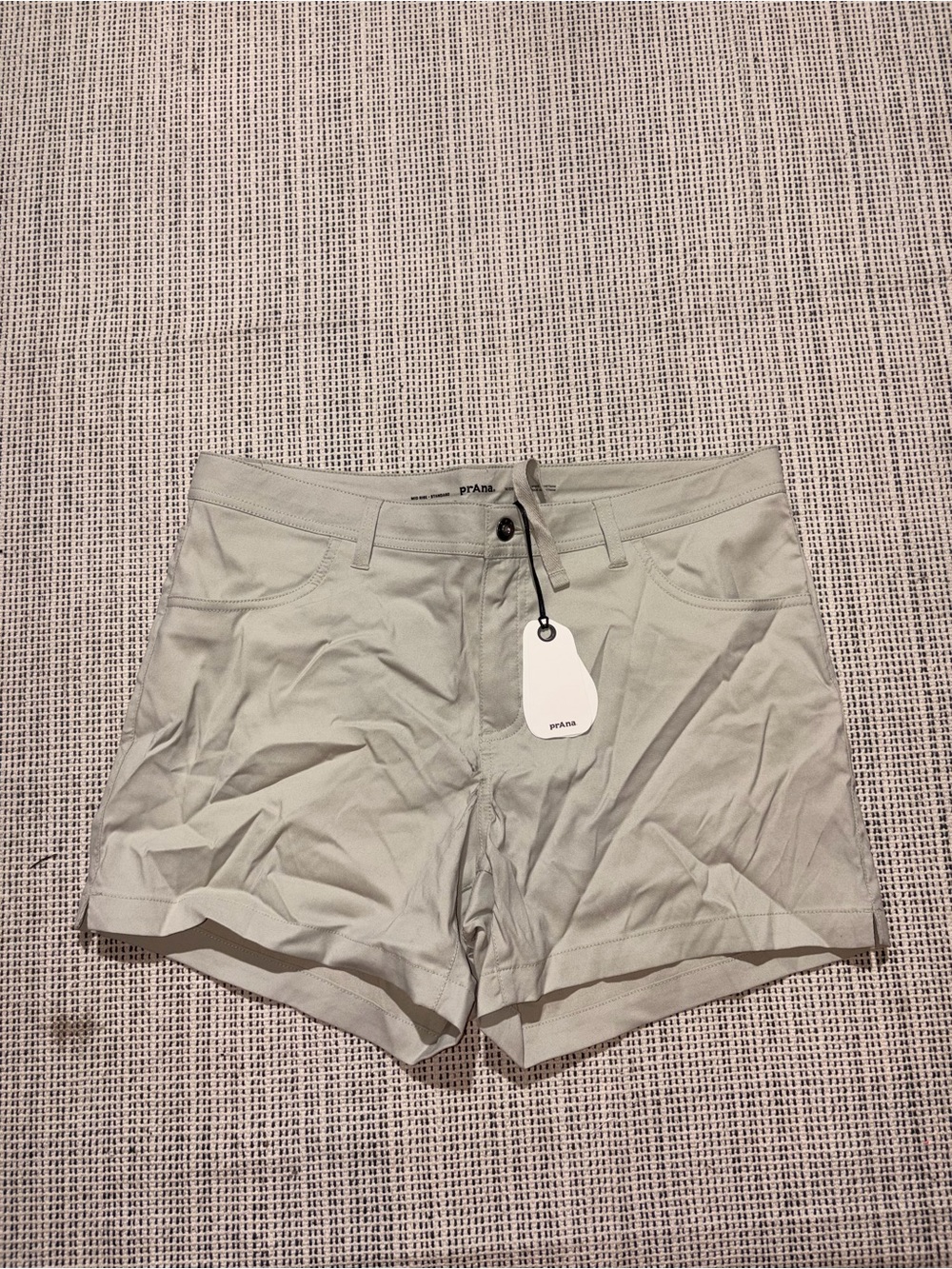 PRANA Women's Stretch Zion Halle Short Size 14 In Stoned